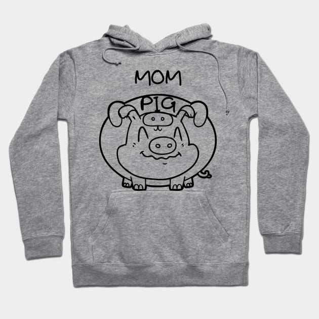 MOM PIG Hoodie by MeKong